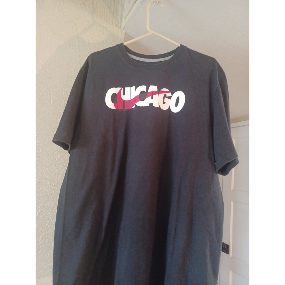 Nike Chicago City t shirt black 3XL  swoosh logo
